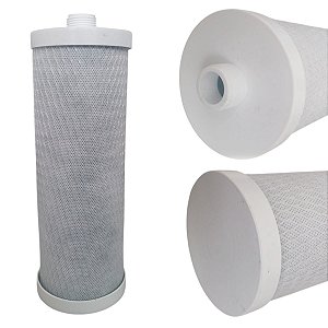 Filtro Refil Carvão Ativado Carbon Block 9.3/4 Rosca Compatível Igatu 888 Lorenzeti Pentair BBI 230