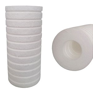 Filtro Polipropileno PP 5" Sem Rosca Compatível Pou F125