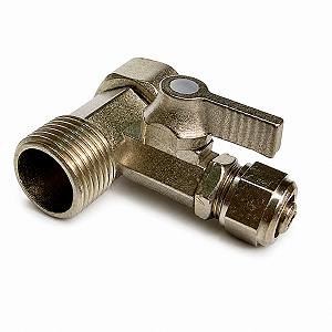 Conexão Adaptador T Registro 1/4 Compatível Purificador Soft Everest Foz - Metal