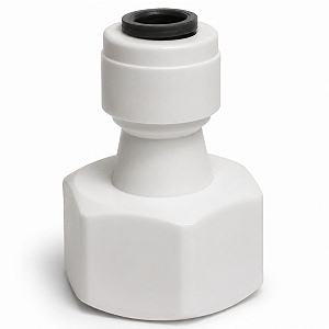 Conexão Reta Femea 1/4 Mangueira Purificador Compatível Electrolux Consul IBBL Adaptador