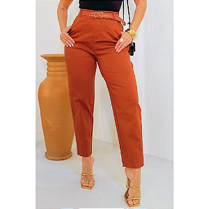 Calça Sarja com Cinto