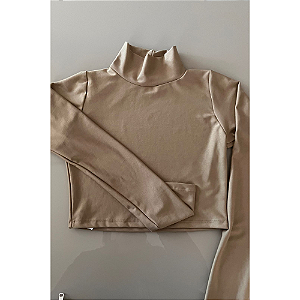 Cropped Manga Longa