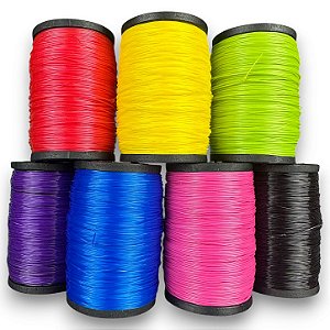 Linha Fio de Nylon 100 jardas Roquinha Pipa Pesca Dúzia