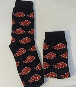 Meia Estilo Naruto Akatsuki - Conforto e Estilo