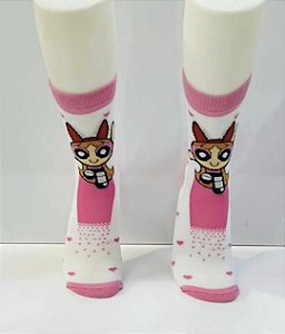 Meia Infantil Powerpuff Girls - Blosson