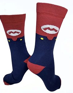 Meia Estilo Mario Bros - Diversão e Conforto para Seus Pés