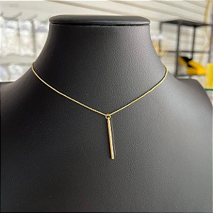 Colar Choker Dourado