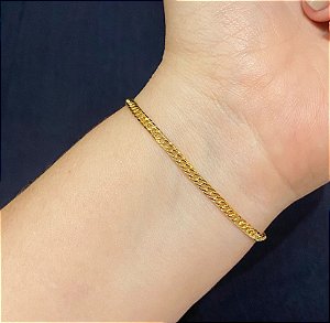 Pulseira Corrente Dourada
