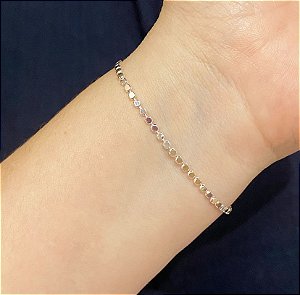 Pulseira Bolinhas Prata