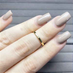Anel Dourado Falange