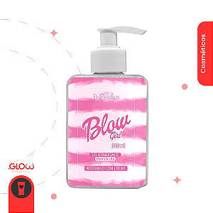 Blow Girl Gel Beijável Para Virilha 320ml - Hot Flowers - Morango com Creme