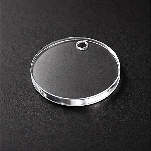 Acrílico Cristal 3mm para Chaveiros - Kit com 10 Unidades