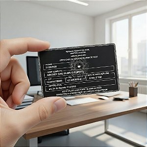 CRAF em Alumínio Anodizado Premium Gravado a Laser