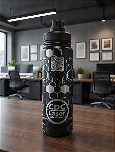 GARRAFA TÉRMICA 800ML Personalizada 360° - Gravada a Laser