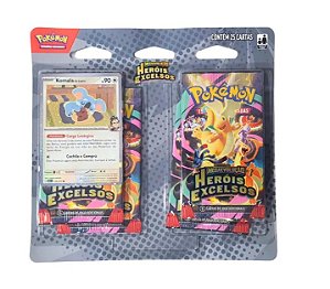 Blister Quádruplo Megaevolução 2.5 - Heróis Excelsos - Komala