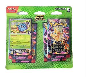 Blister Quádruplo Megaevolução 2.5 - Heróis Excelsos - Tangela