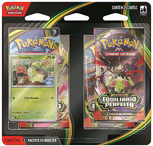(BR) Blister Quadruplo CHIKORITA - EQUILIBRIO PERFEITO