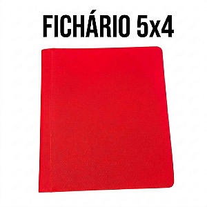 Fichário com Zíper para cartas 1280 slots 5x4 - Pokémon, Magic e Yu-Gi-Oh- Vermelho