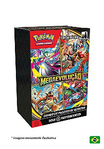 Pokémon - Combo de Boosters - MEGAEVOLUÇÃO