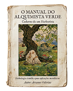 🍃 O MANUAL DO ALQUIMISTA VERDE, O Caderno de um Herborista — Herbologia científica para aplicações metafísicas.
