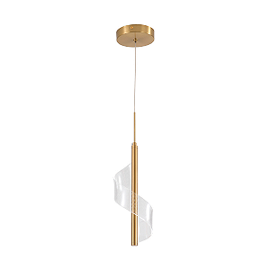 Pendente Mast Ø13 x H30 Skylight Dourado