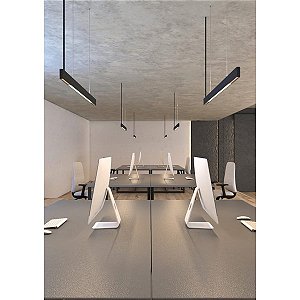 Luminária Pendente JOB Mista 40w 3.000k 120cm - PIX Branco