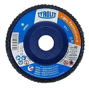 10 DISCO FLAP 4.5" (115X22,23) BASIC GRÃO 60 TYROLIT
