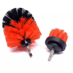 JOGO DE ESCOVA LIMPEZA ENCAIXE PARAF/FURADEIRA (2PC) - ROCAST