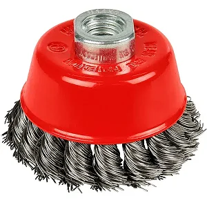 ESCOVA COPO ONDULADA 3" M14 - WORKER