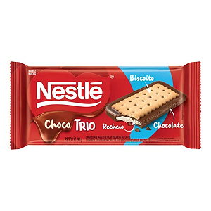 Chocolate Chocotrio Nestlé Ao Leite Nestlé 90g
