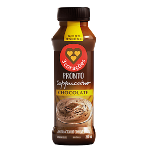 BEBIDA LACTEA CAPPUCCINO CHOCOLATE 3 CORACOES 260ML