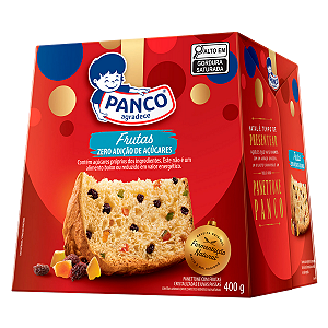 Panettone Frutas Cristalizadas Zero Açúcares Panco 550g
