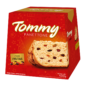Panettone Frutas Cristalizadas Tommy 400g