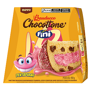 Chocottone Maxi Bala Fini Dentadura Bauducco 450g