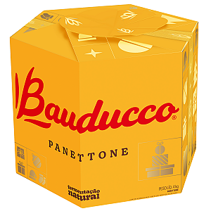 Panettone Frutas Cristalizadas E Passas Bauducco 4 Kg