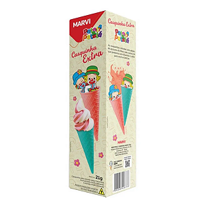 Casquinha Colorida Para Sorvete Sem Ad. De Açúcar Marvi 21g