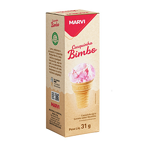 Casquinha Bimbo Para Sorvete Marvi 31g