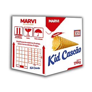 Kid Cascão Casquinha Para Sorvete Marvi 1,98 Kg