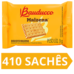 Kit 410 Sachês Biscoito Maizena Bauducco 9g