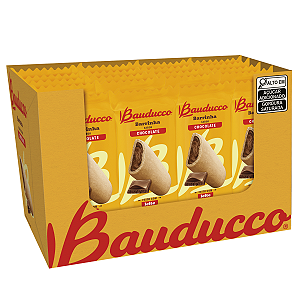 Barrinha Chocolate Bauducco 25g - Display Com 20 Unidades