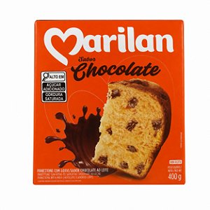 Panettone Com Gotas De Chocolate Marilan 400g
