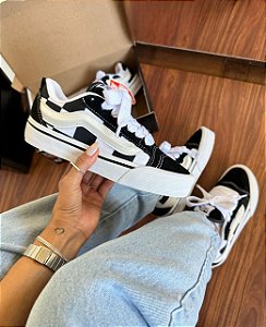 DUPLICADO - Tênis Unissex Xadrez Skate Dia a Dia Confortável Lançamento Tamanho 34 ao 43