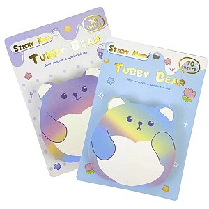 Bloco de Anotações Tubby Bear  Fofo e Prático