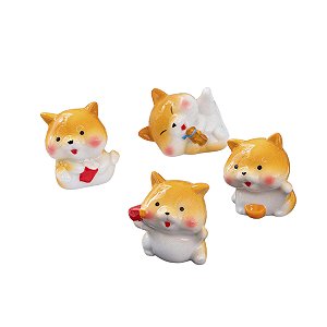 Ornamento de Mesa Cachorro Akita Emoções