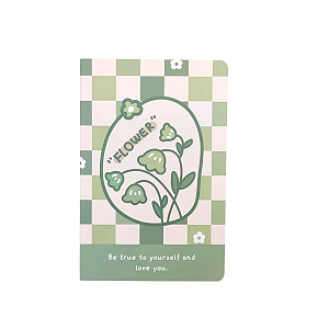 Caderno - Estampa de Flores