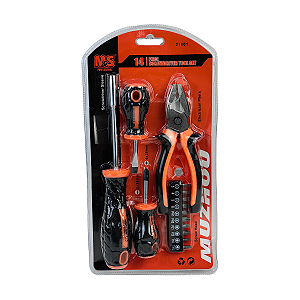 Kit Ferramentas Mãos a Obra 5 Peças