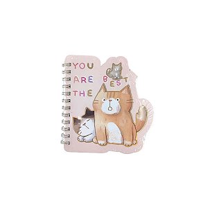 Caderno, Cats Cute - Pautado- Allmini