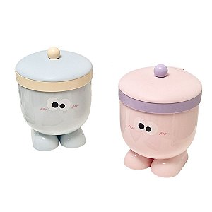Lixeira de Mesa com Rosto