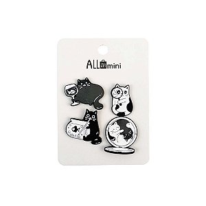 Conjuntos de Broches, GATINHOS