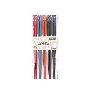 Conjunto de Hashi 5 Pares, 5 cores